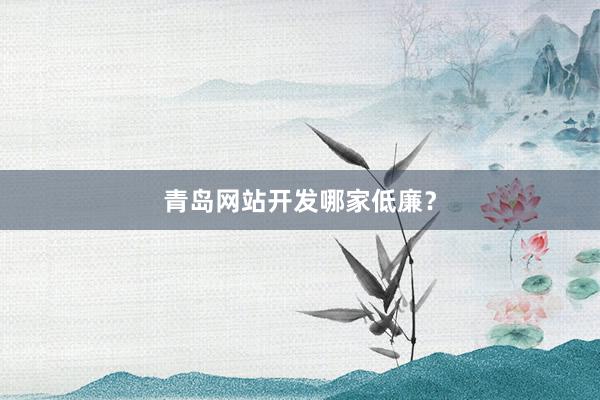 青岛网站开发哪家低廉？